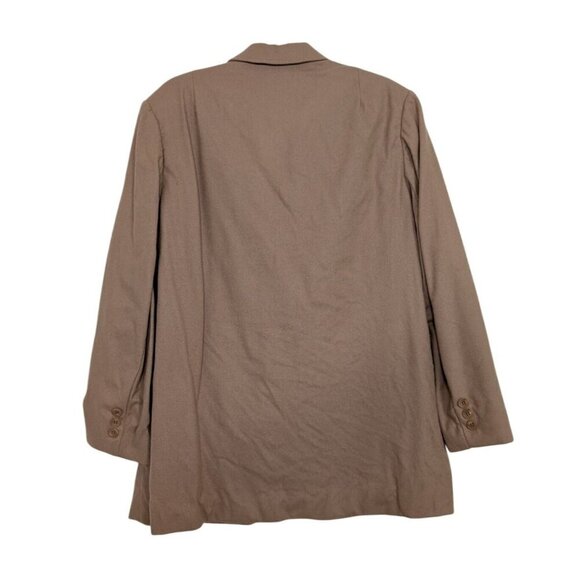 Vintage Pendleton Wool Blazer Womens Size Large 14 Beige Neutral Preppy Academia - Picture 7 of 11